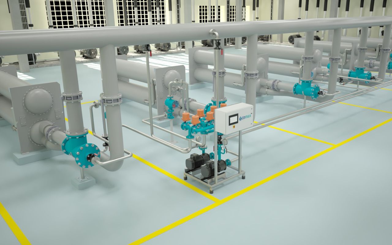 Online Automatic Condenser Tube Cleaning System